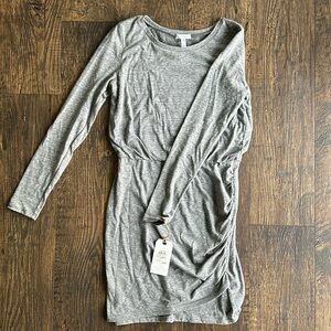 Leith Grey Cloudy Heather Dress